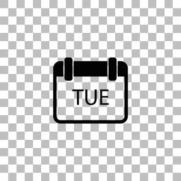 Calendar icon flat Stock Illustration