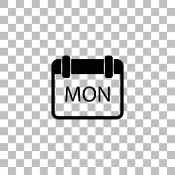 Calendar icon flat Stock Illustration