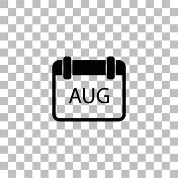 Calendar icon flat Stock Illustration