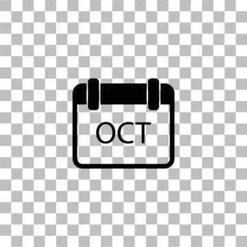 Calendar icon flat Stock Illustration