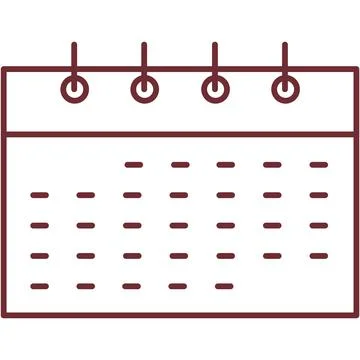 Calendar icon flat vector business planner sign Stock Illustration