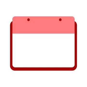 Calendar icon. Flat vector related icon for web and mobile applications Stock Illustration