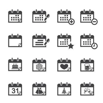 Calendar icon Stock Illustration