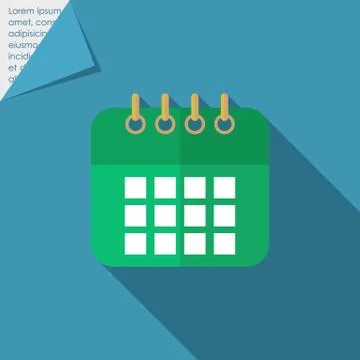 Calendar icon 스톡 일러스트