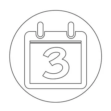 Calendar icon Stock Illustration