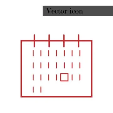 Calendar icon. Stock Illustration