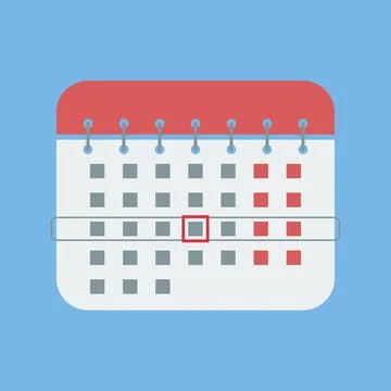 Calendar icon Stock Illustration