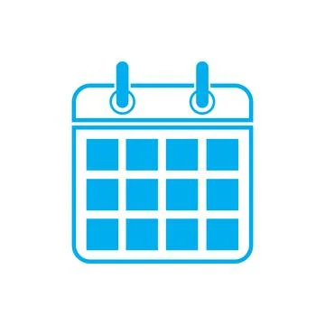 Calendar icon Illustrazione stock
