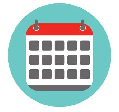 Calendar icon illustration - vector Stock Illustration