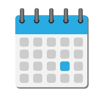 Calendar icon isolated イラスト素材