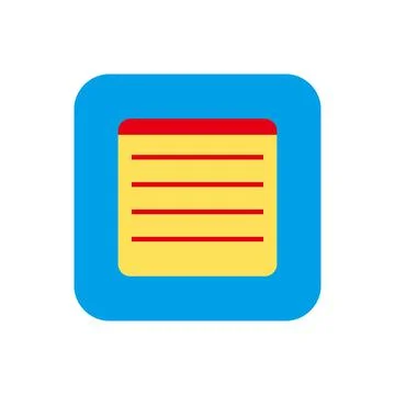 Calendar icon Logo Design Element. Can be used for Web and App. Stock Illustration