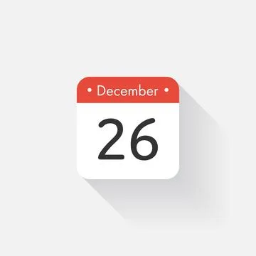 Calendar Icon with long shadow. Flat style. Date,day and month. Reminder. Vector 스톡 일러스트