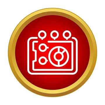 Calendar icon outlining scheduling and planning tasks concept Stock Illustration