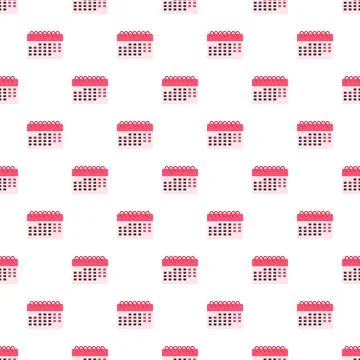 Calendar icon pattern showing planning and scheduling Illustration