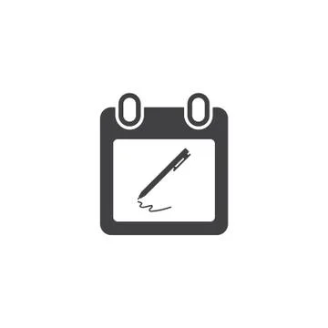 Calendar  icon symbol vector, flat design style Stock Illustration