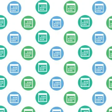 Calendar icon, Vector Background. Illustrazione stock