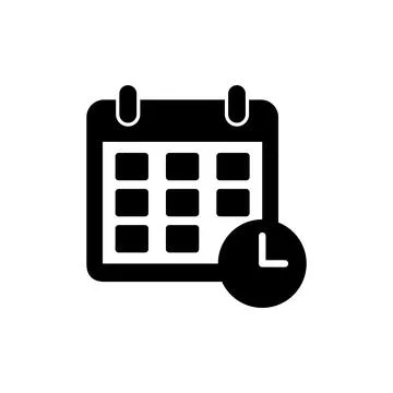 Calendar icon vector. Calender sign and symbol. Schedule icon symbol Stock Illustration