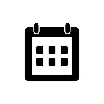 Calendar icon vector. Calender symbol Stock Illustration