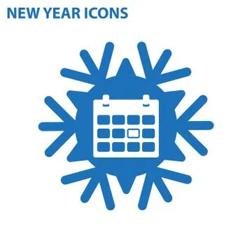 Calendar Icon Vector flat design style Stock Illustration