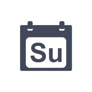 Calendar Icon Vector flat design style Stock Illustration