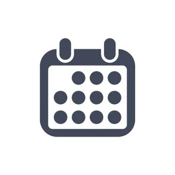 Calendar Icon Vector flat design style Stock Illustration