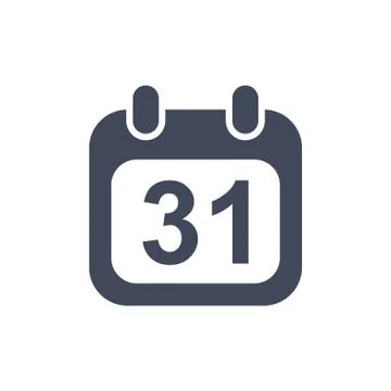 Calendar Icon Vector flat design style Stock Illustration