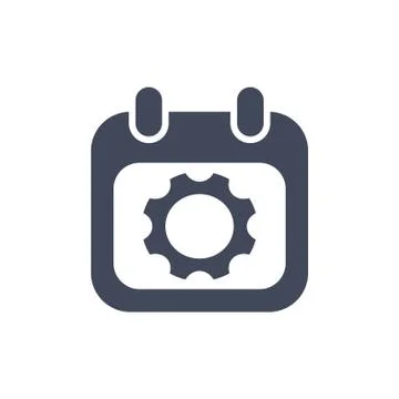 Calendar Icon Vector flat design style Stock Illustration