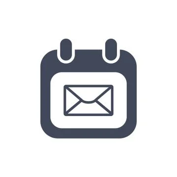 Calendar Icon Vector flat design style Stock Illustration