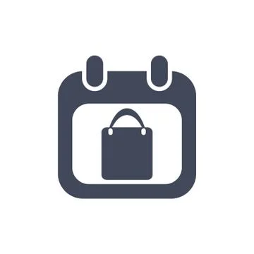 Calendar Icon Vector flat design style Stock Illustration