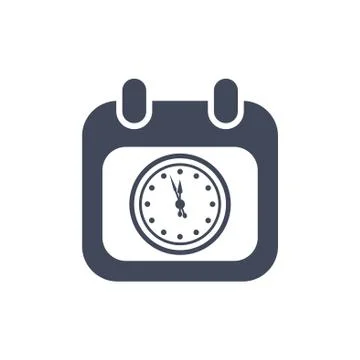Calendar Icon Vector flat design style Stock Illustration