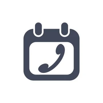 Calendar Icon Vector flat design style Stock Illustration