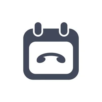 Calendar Icon Vector flat design style Stock Illustration