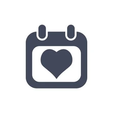 Calendar Icon Vector flat design style Stock Illustration