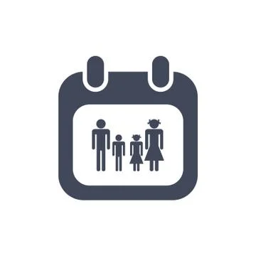 Calendar Icon Vector flat design style Stock Illustration