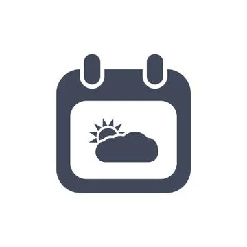 Calendar Icon Vector flat design style Stock Illustration