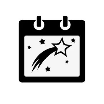 Calendar icon, vector illustration. Stock Illustration