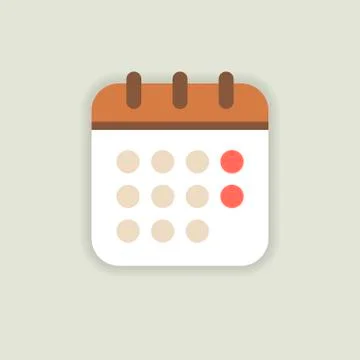 Calendar Icon vector illustration Stock Illustration
