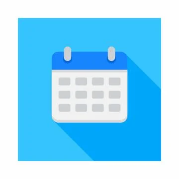 Calendar icon vector isolated. Stock Illustration