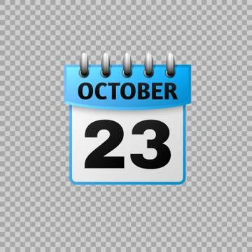 Calendar icon vector Isolated on transparent background. Symbol Calendar for Illustrazione stock