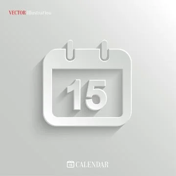 Calendar icon - vector web background Stock Illustration