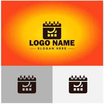 Calendar icon Web Mobile Time date Management Note logo icon editable vecto.. Stock Illustration