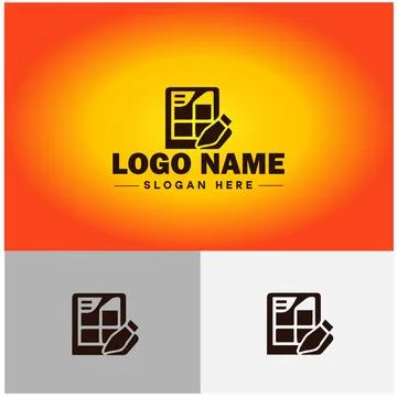 Calendar icon Web Mobile Time date Management Note logo icon editable vecto.. Stock Illustration