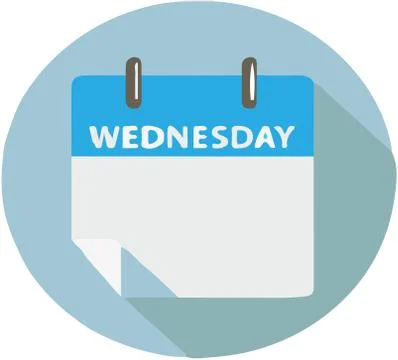 Calendar icon on white background Stock Illustration