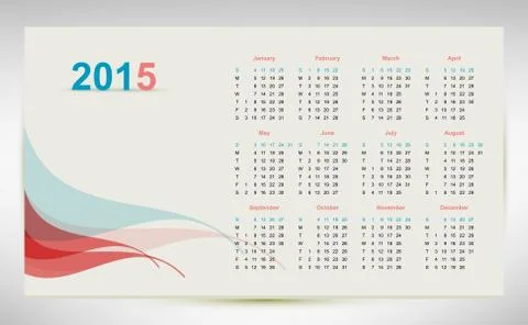 Calendar Illustrazione stock