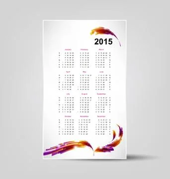 Calendar Illustrazione stock