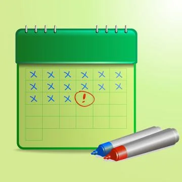Calendar Stock Illustration