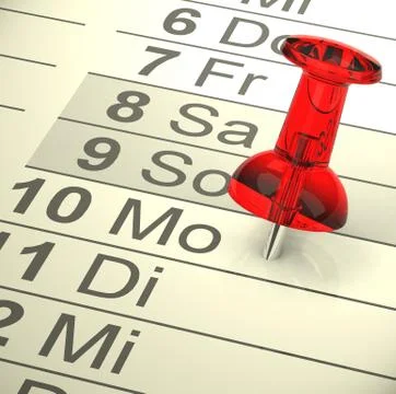 The calendar Stock Illustration