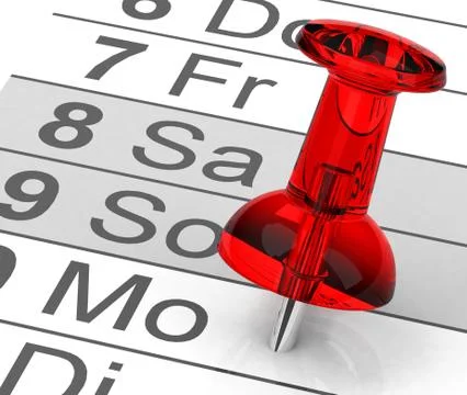 The calendar Stock Illustration