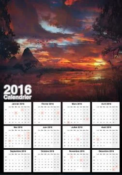 Calendar Stock Illustration