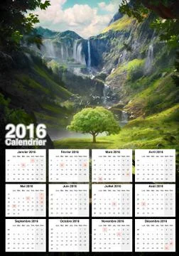 Calendar Stock Illustration